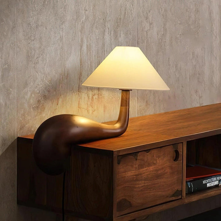 Wooden Unique Table Lamp