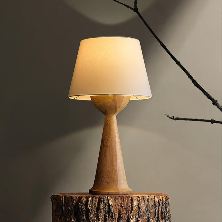 XYLA Wood Modern Table Lamp