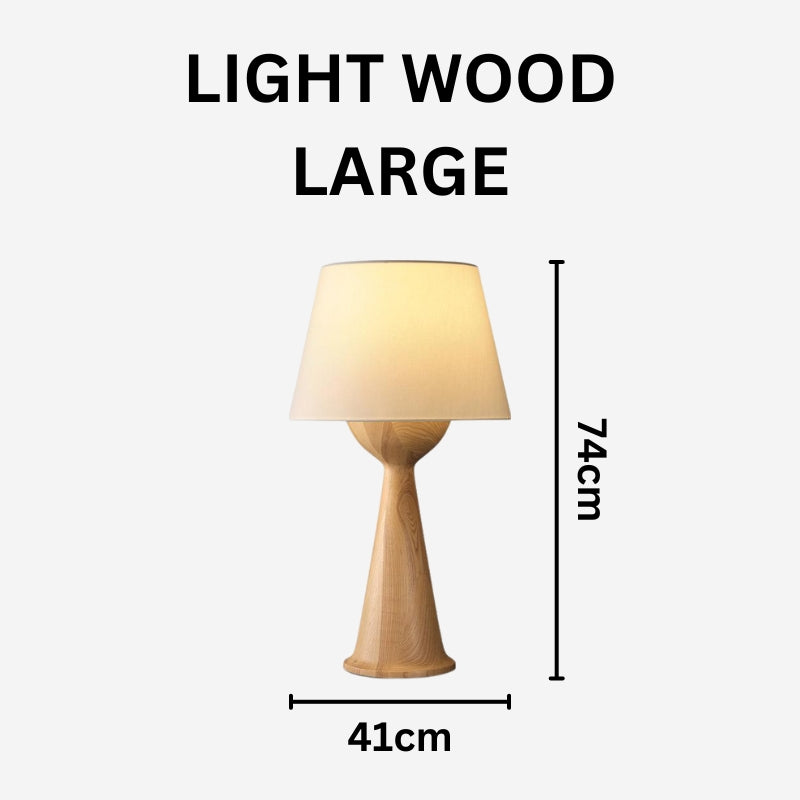 XYLA Wood Modern Table Lamp