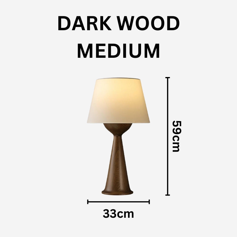 XYLA Wood Modern Table Lamp