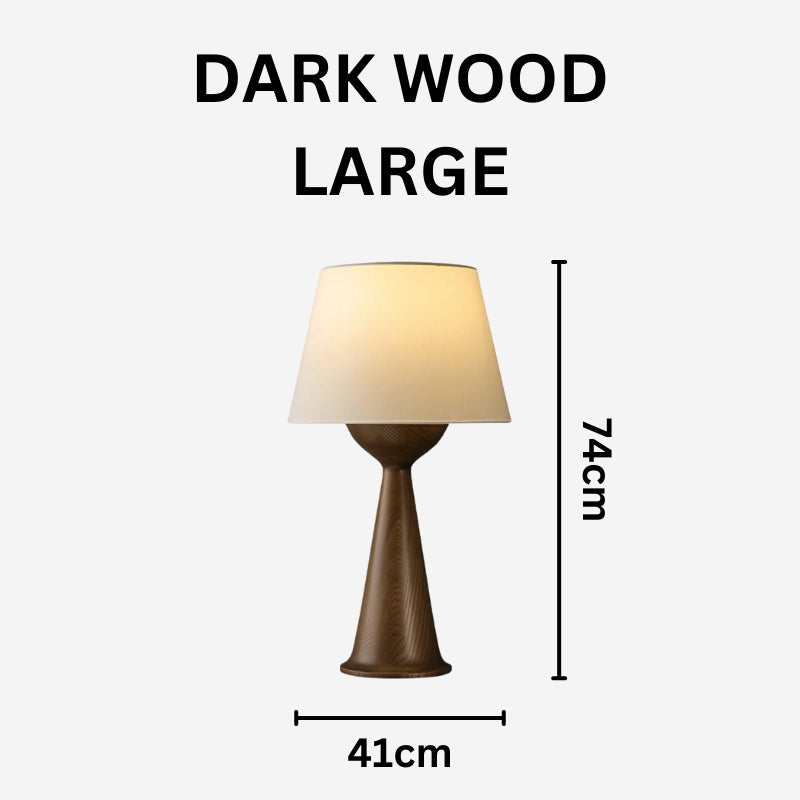 XYLA Wood Modern Table Lamp