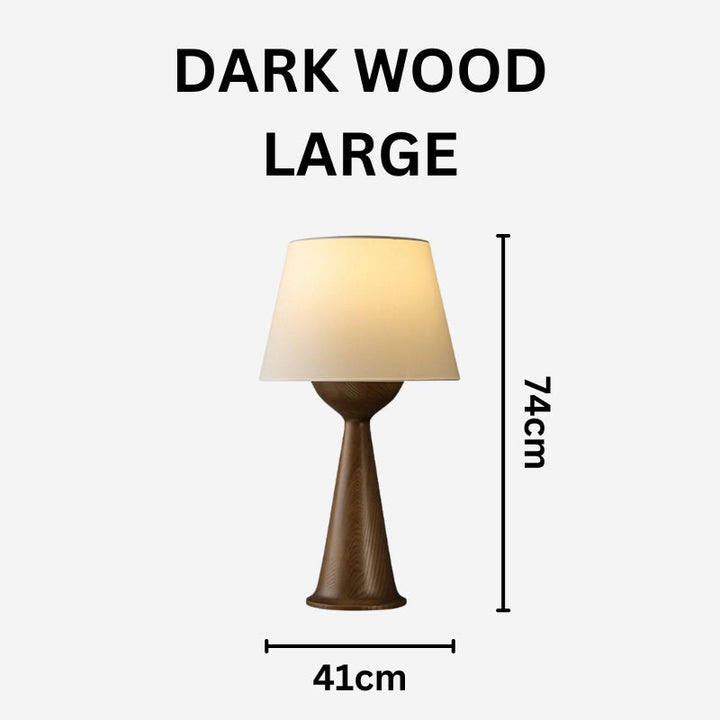 XYLA Wood Modern Table Lamp