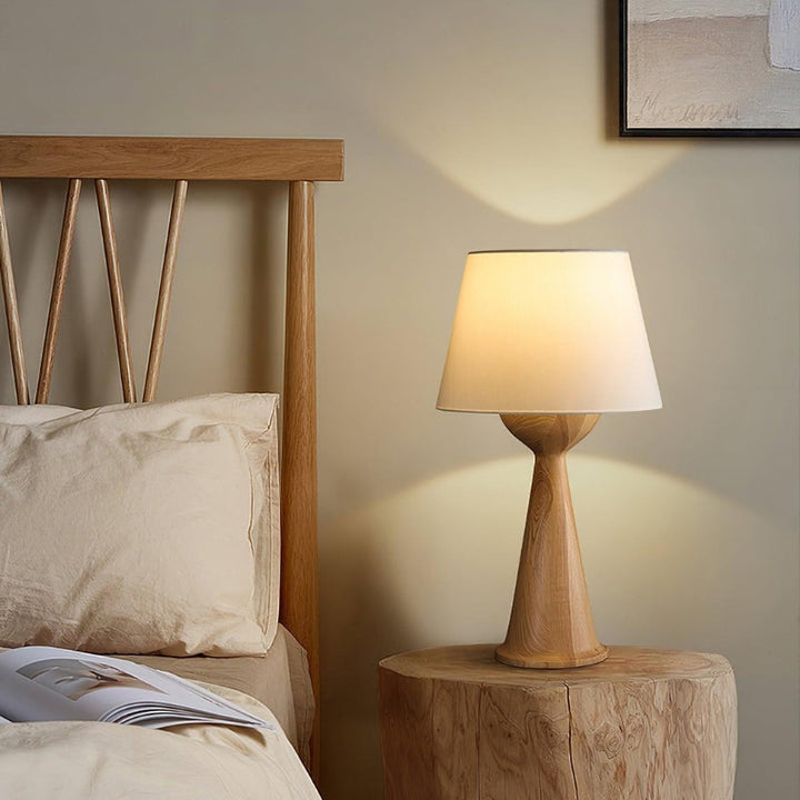 XYLA Wood Modern Table Lamp