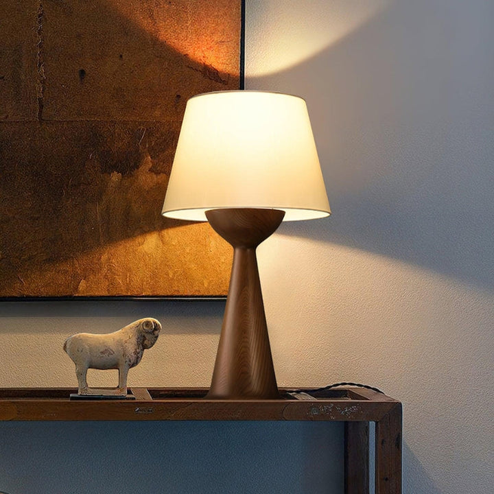 XYLA Wood Modern Table Lamp