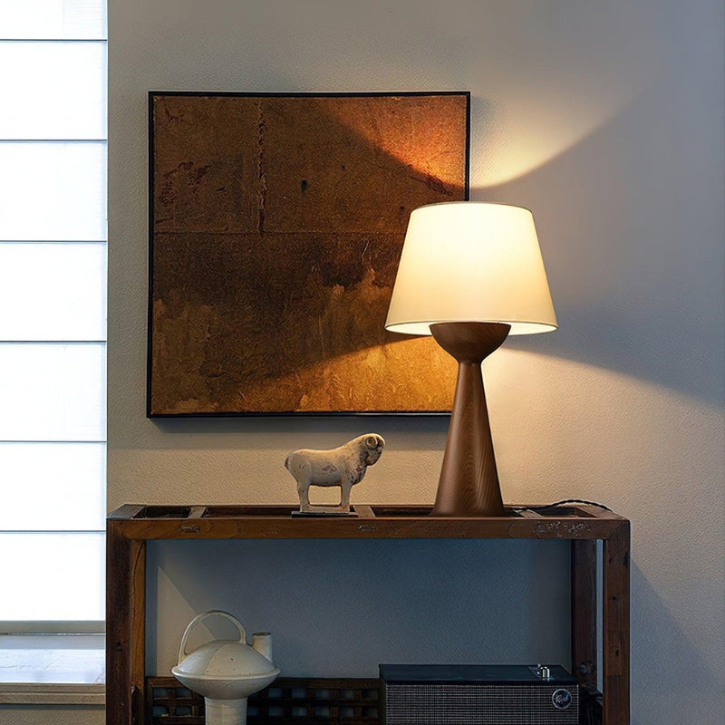 XYLA Wood Modern Table Lamp