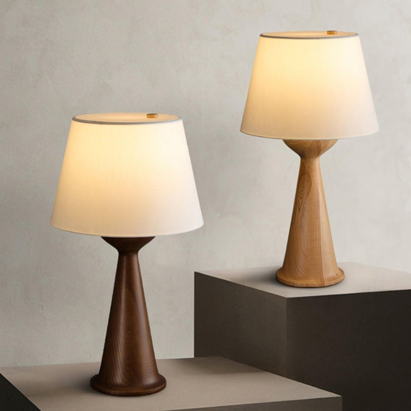 XYLA Wood Modern Table Lamp