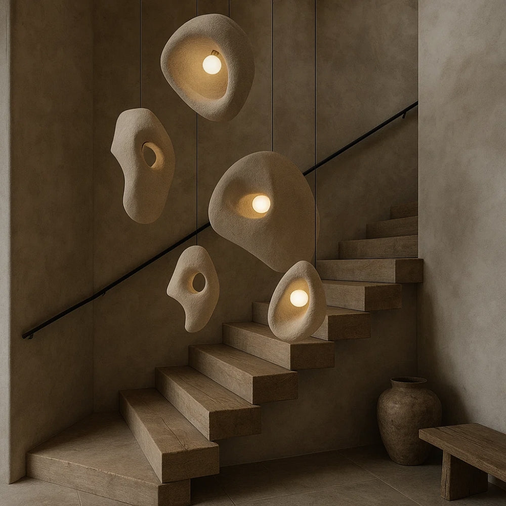 YUKI Wabi Sabi Staircase Pendant Light