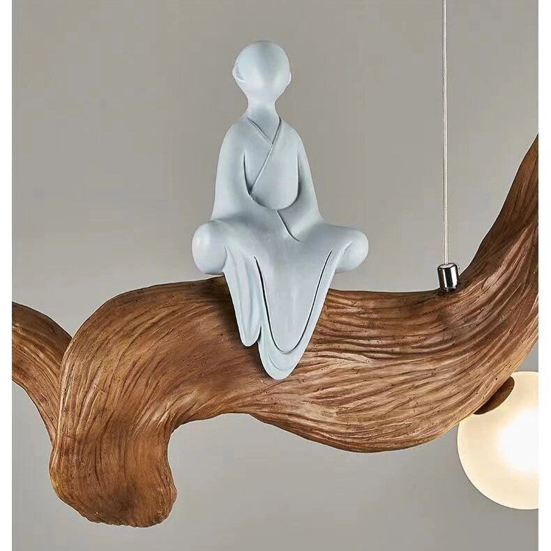 Best new YURISSA Chinese Style Wooden Pendant Light P5405