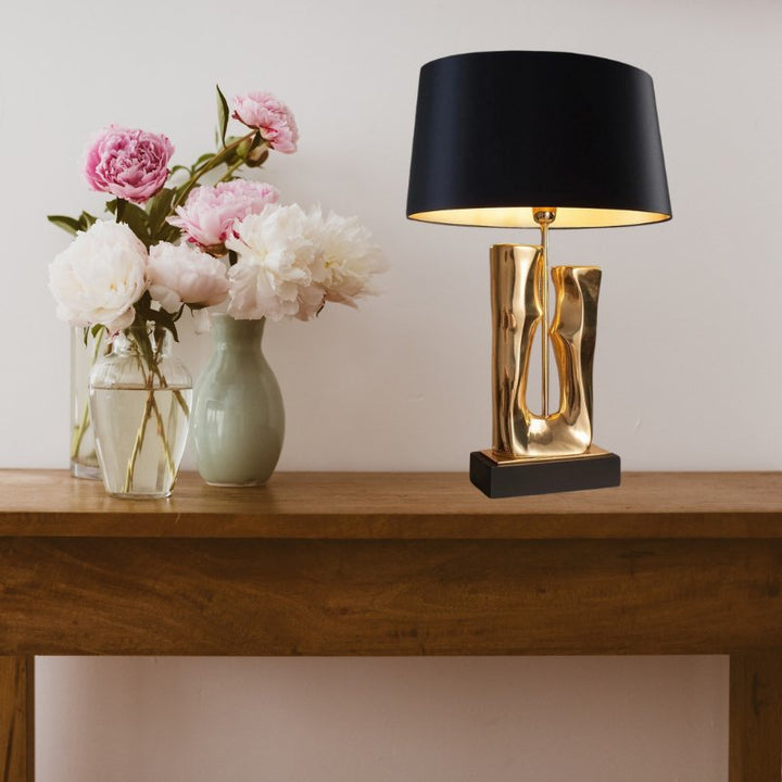 Branch Black and Gold Table Lamp