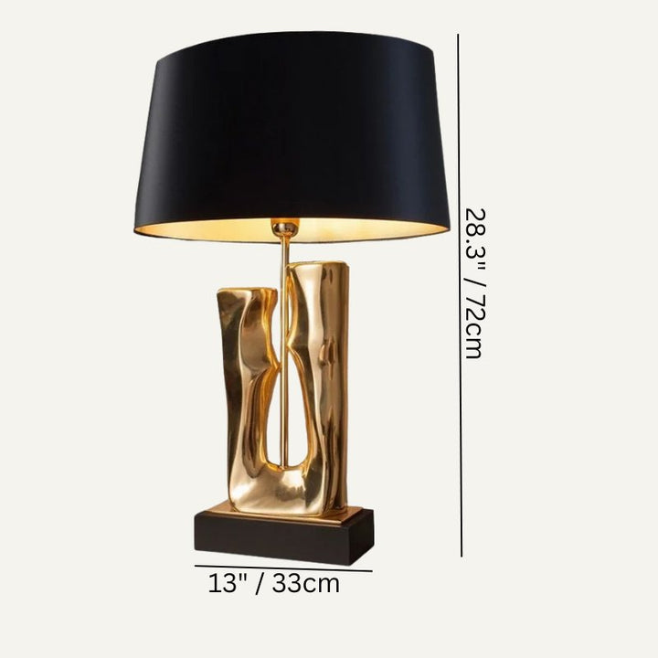Branch Black and Gold Table Lamp