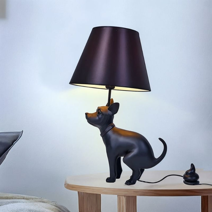 CUTIE Black Dog Table Lamp