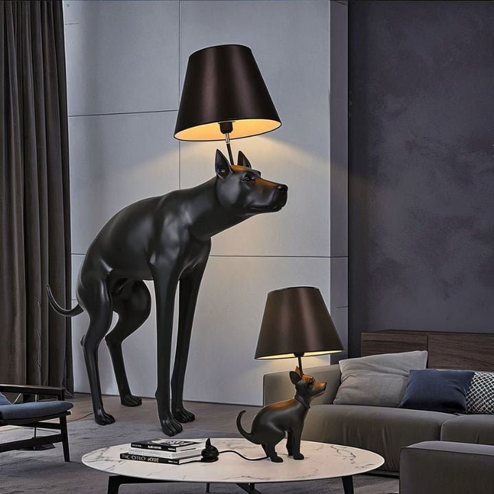 CUTIE Black Dog Table Lamp