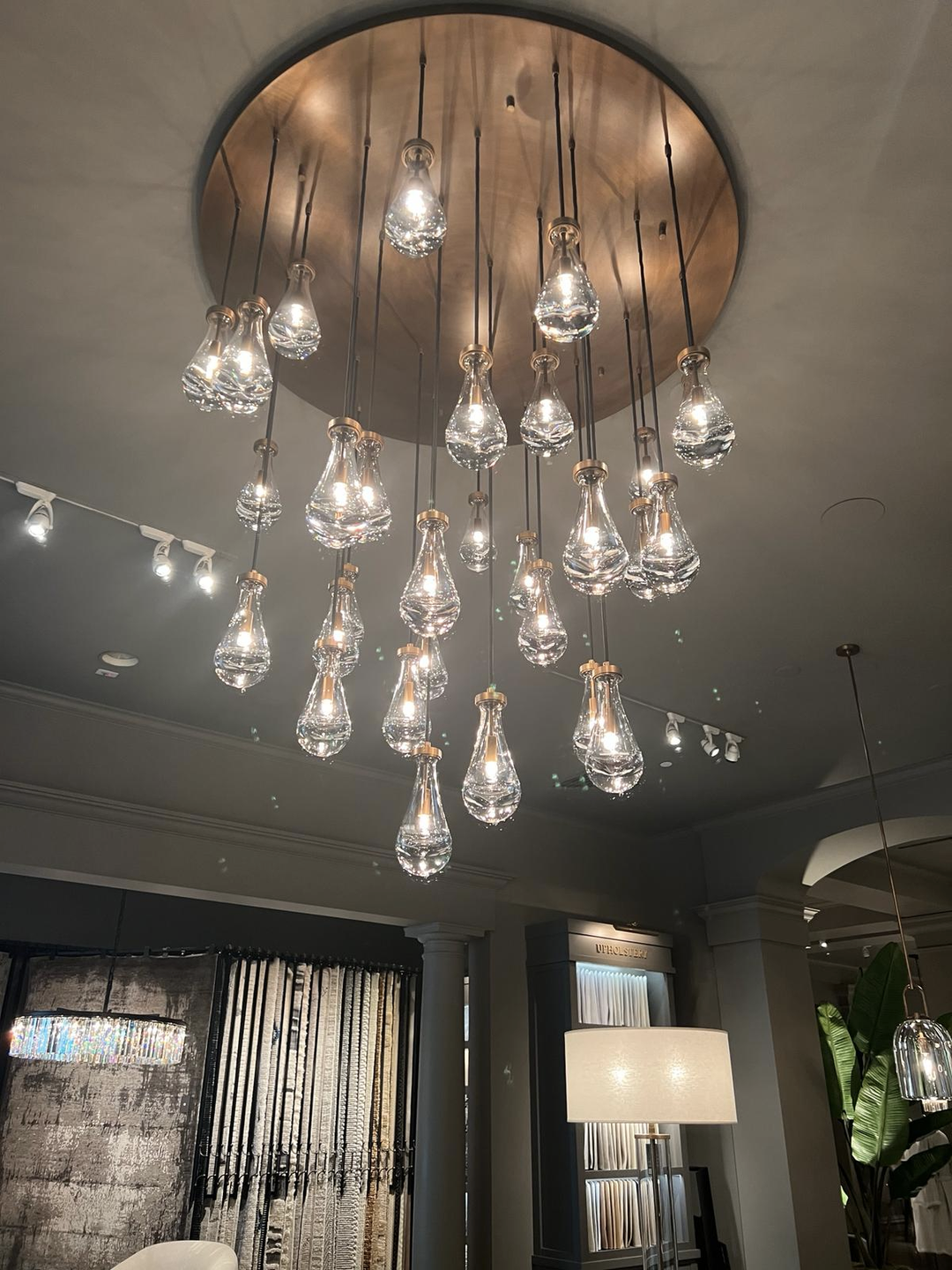 Raindrop Glass Modern Chandelier