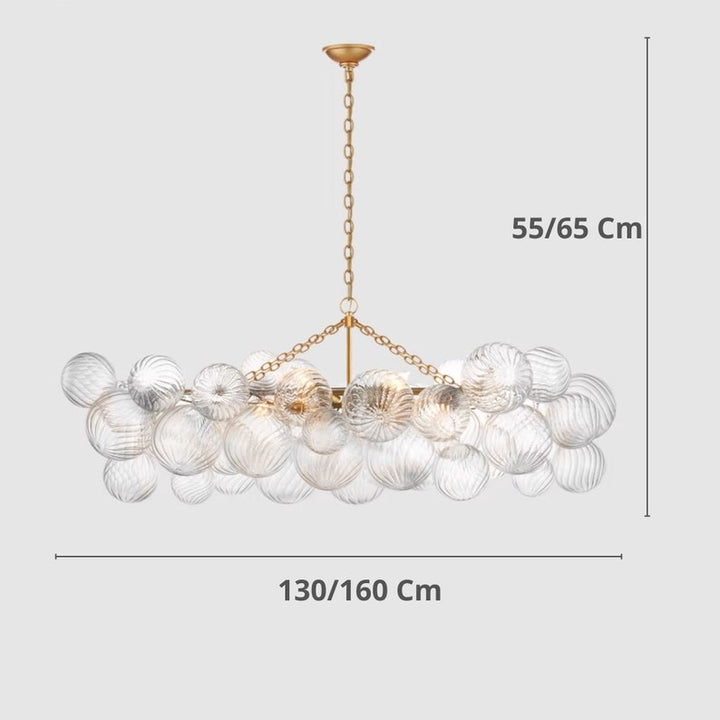 ROUDER Glass Murano Chandelier Modern