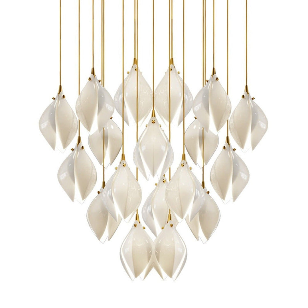 Custom PLUMERIA Creative Light 3 White Lamp Base