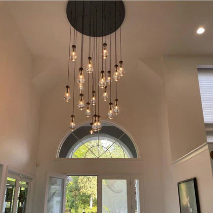 Raindrop Glass Modern Chandelier