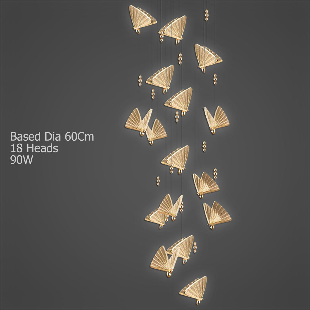 Butterflies Pendant Lighting Modern