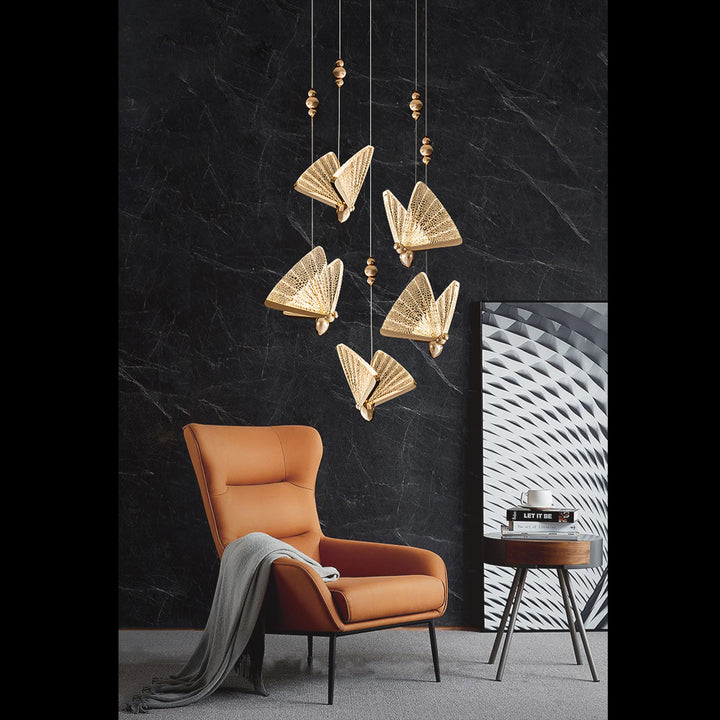 Butterflies Pendant Lighting Modern