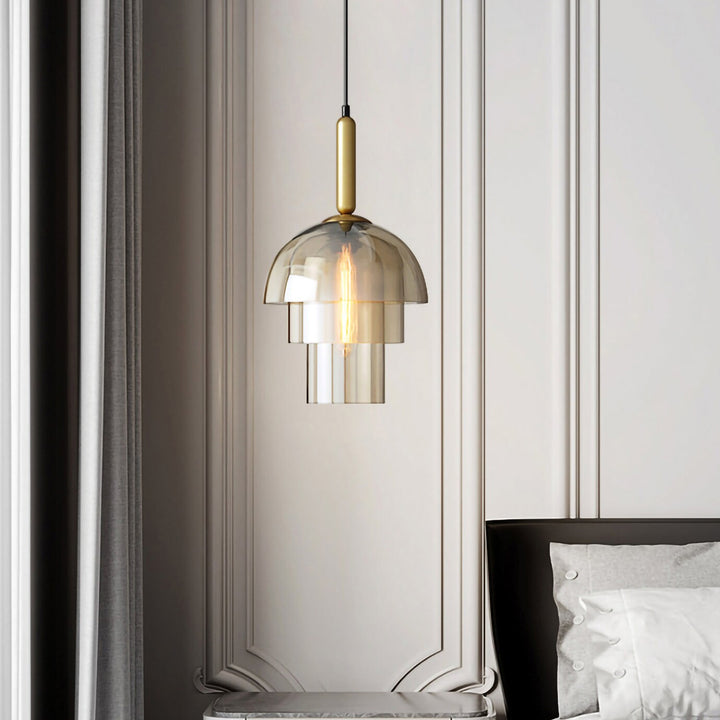 Butter Glass Pendant Light Modern