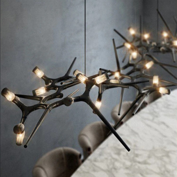 Black Thorn Tree Pendant Light Dining