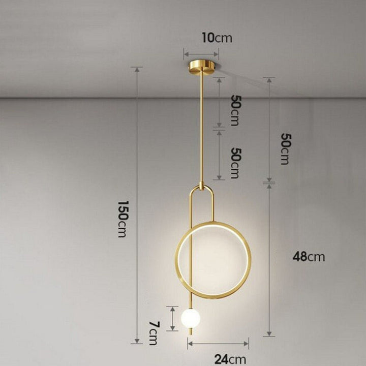 Best new ADDY Minimalist Round Pendant P5020