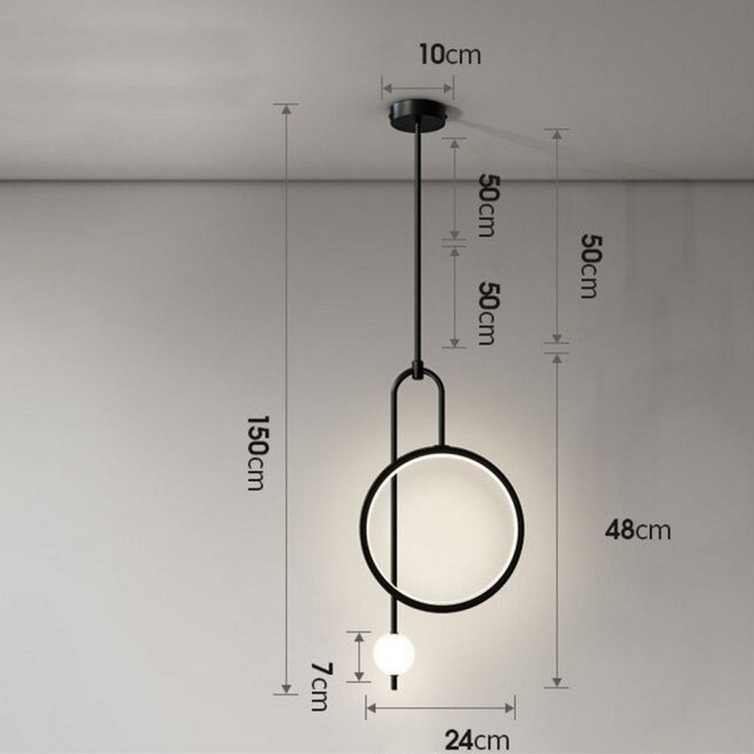 Best new ADDY Minimalist Round Pendant P5020