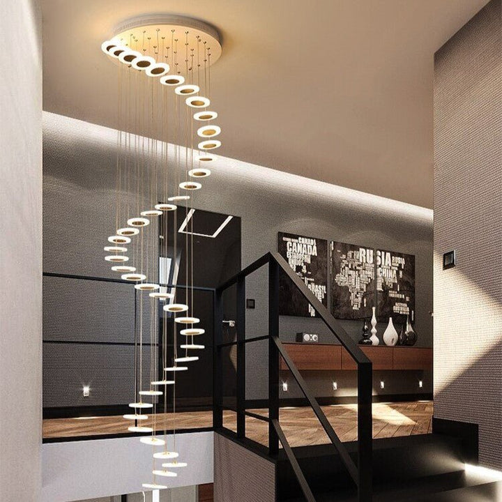 Best new ALEXIS Luxury Stairs Hanging Chandelier C5257