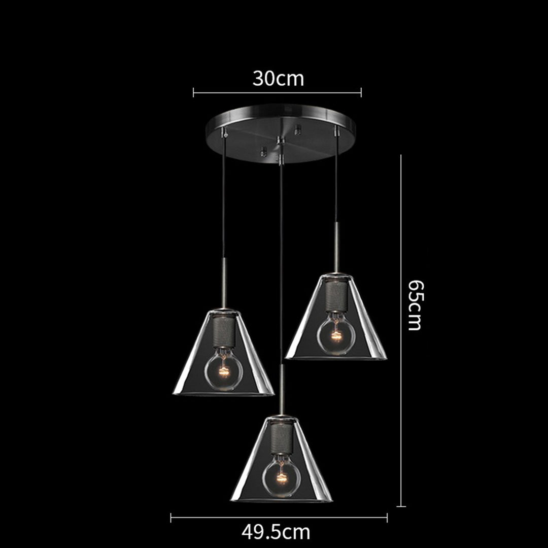 Best new AUSTYN Creative Glass LED Clear Pendant Light P5324