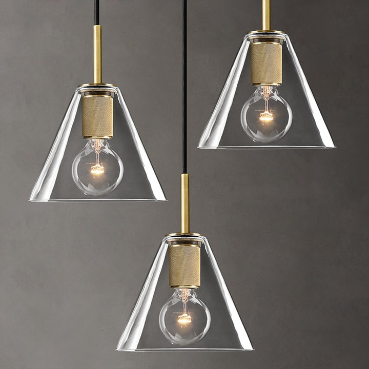 Best new AUSTYN Creative Glass LED Clear Pendant Light P5324