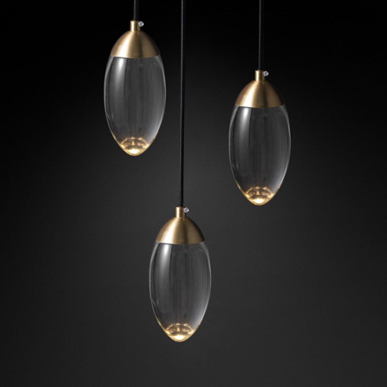 Best new AZARIA Crystal Modern LED Pendant Light P5308