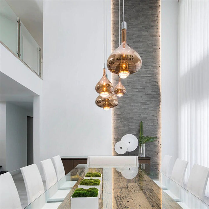 Best new BEA Large Size Plated Glass Pendant Light P5298