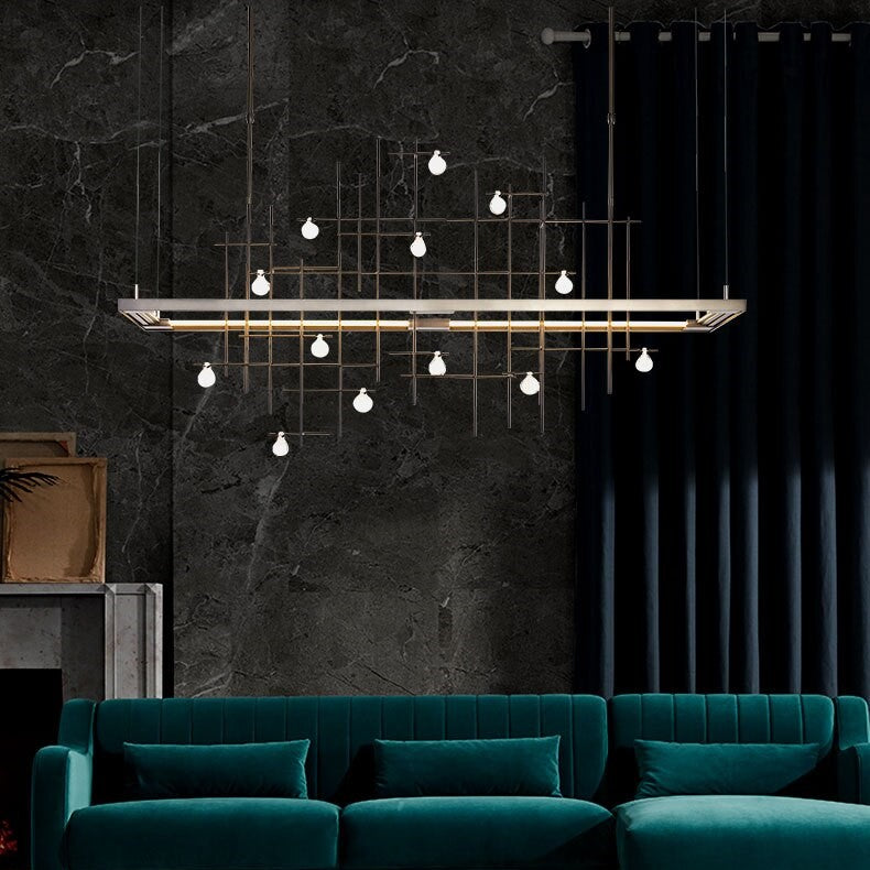 Best new BEATRIZ Glass Bar Art Decor Chandelier P5399