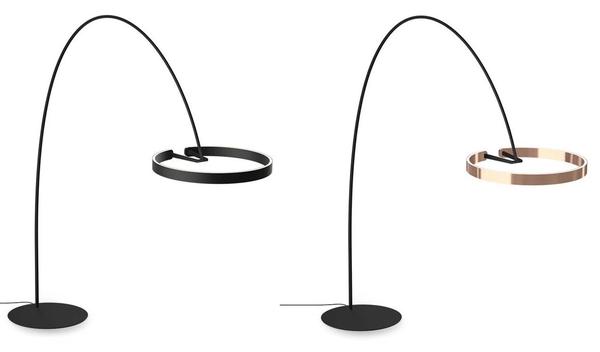 STON Black and Gold Floor Lamp