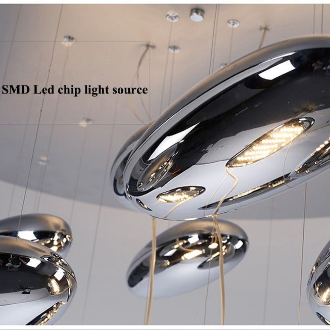 Best new CADENZA Modern Chrome Home Decor Pendant Light P5368
