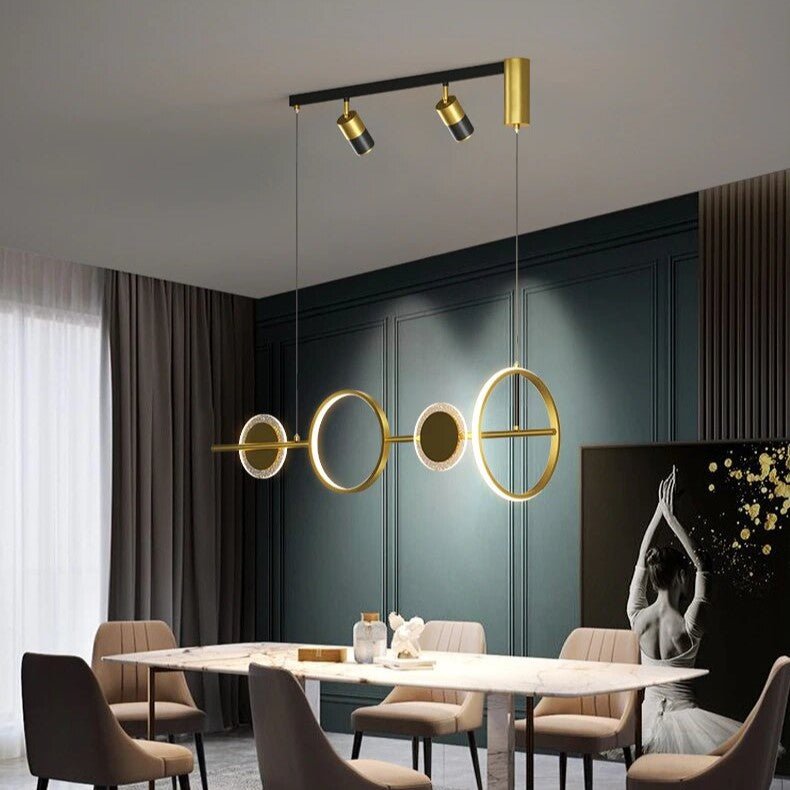 Best new CARRIE Kitchen Island Circle Ring LED Pendant Light P5231