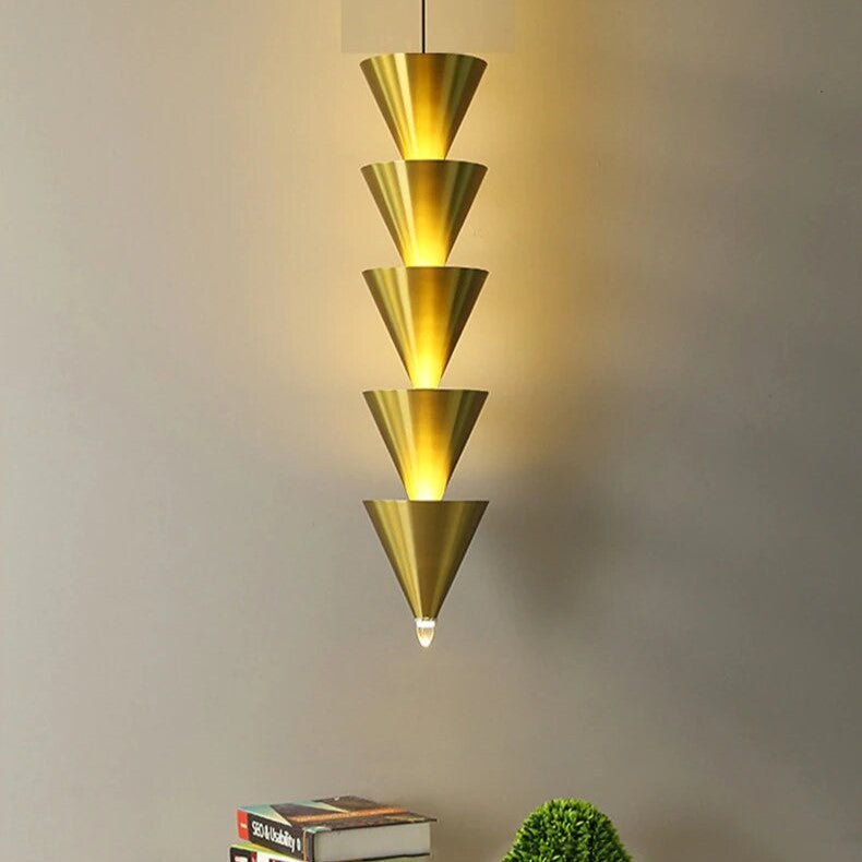Best new CINDI Cone-Shape Art Decor LED Pendant Light P5376