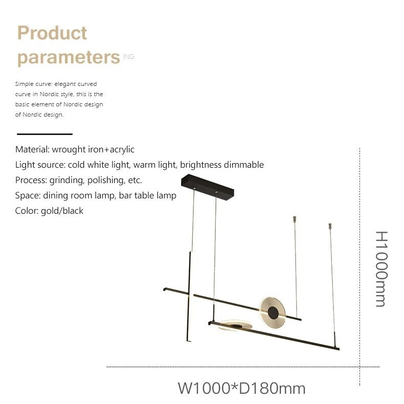 Best new COSETTE Modern Minimalist Kitchen Pendant Light P5204