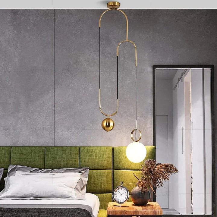 Best new CURVES Modern Minimalist Pendant P4874
