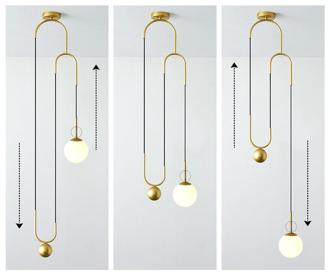 Best new CURVES Modern Minimalist Pendant P4874