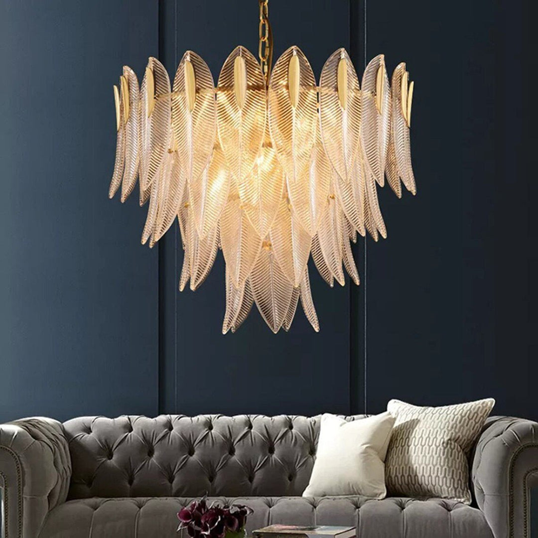 Best new Ceiling Light Glass Crystal Lamp Gold Home Decor Pendant Light