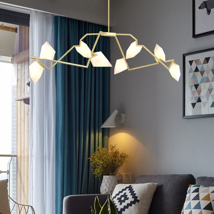 Best new DELLA Geometric Modern Living Room Pendant Light P5235