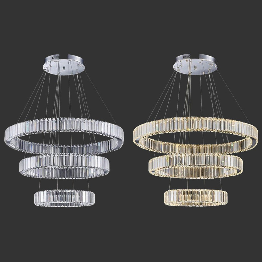 Best new ELIZABETH Crystal Led Lamp Shades Decor Luxury Modern Chandelier