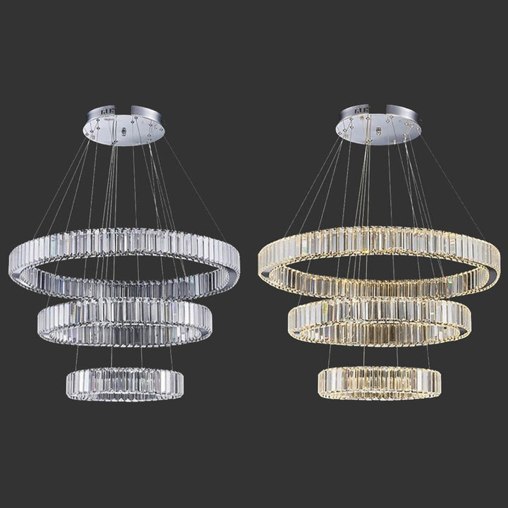 Best new ELIZABETH Crystal Led Lamp Shades Decor Luxury Modern Chandelier