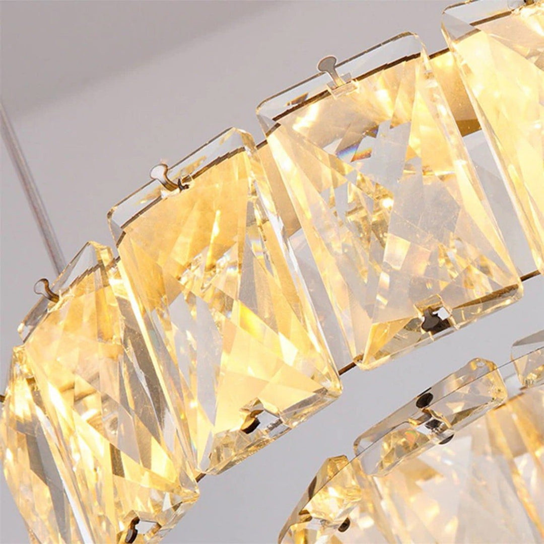 Best new ELIZABETH Crystal Led Lamp Shades Decor Luxury Modern Chandelier