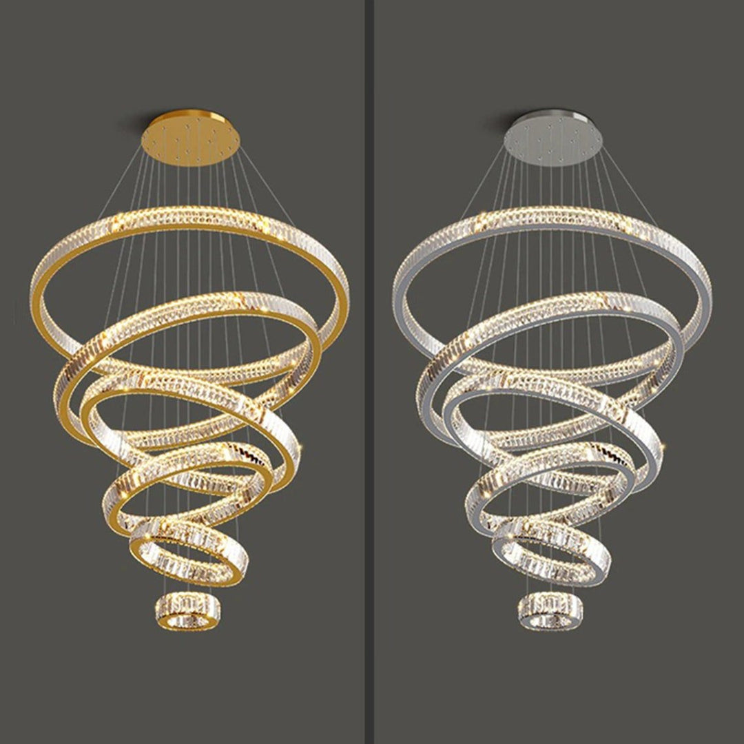 Best new ELIZABETH Crystal Led Lamp Shades Decor Luxury Modern Chandelier