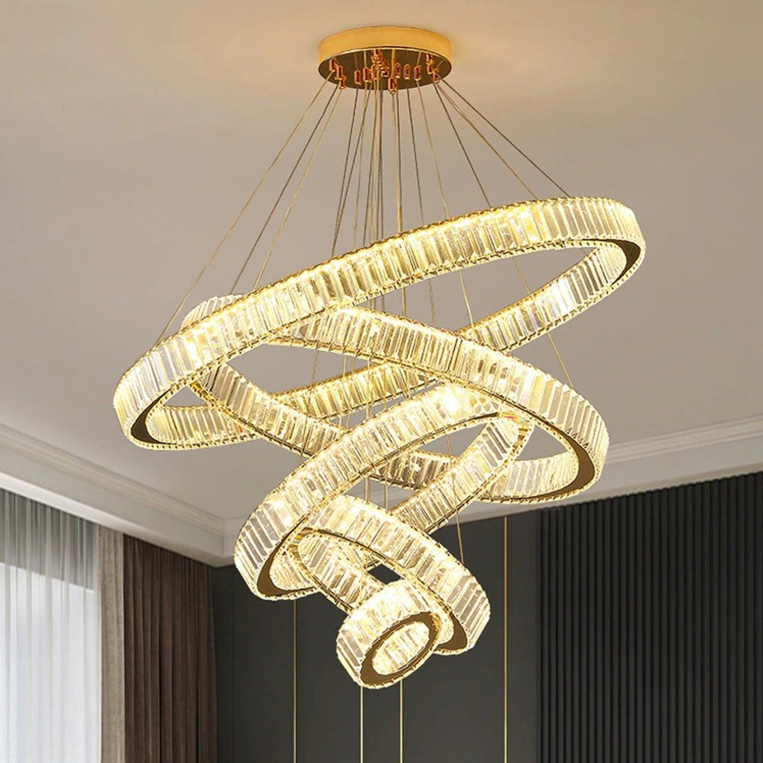 Best new ELIZABETH Crystal Led Lamp Shades Decor Luxury Modern Chandelier