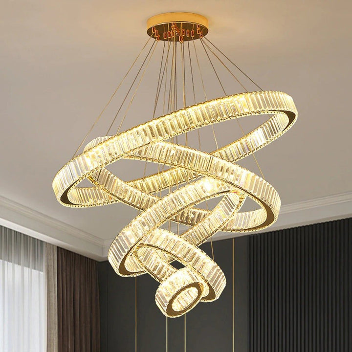 Best new ELIZABETH Crystal Led Lamp Shades Decor Luxury Modern Chandelier