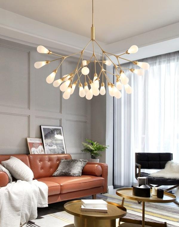Best new FORSYTHIA Nordic Minimalist Firefly Creative Luxury Light Post Modern Chandelier