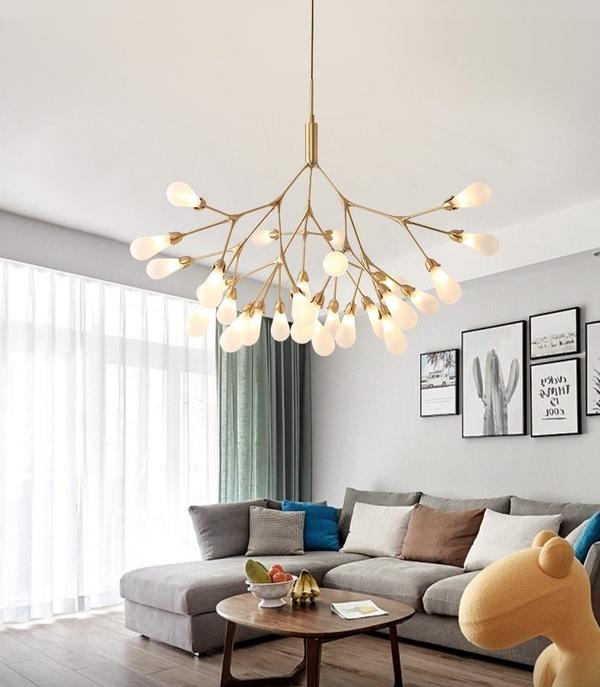 Best new FORSYTHIA Nordic Minimalist Firefly Creative Luxury Light Post Modern Chandelier