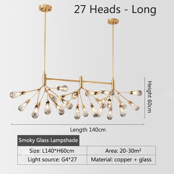 Best new FORSYTHIA Nordic Minimalist Firefly Creative Luxury Light Post Modern Chandelier